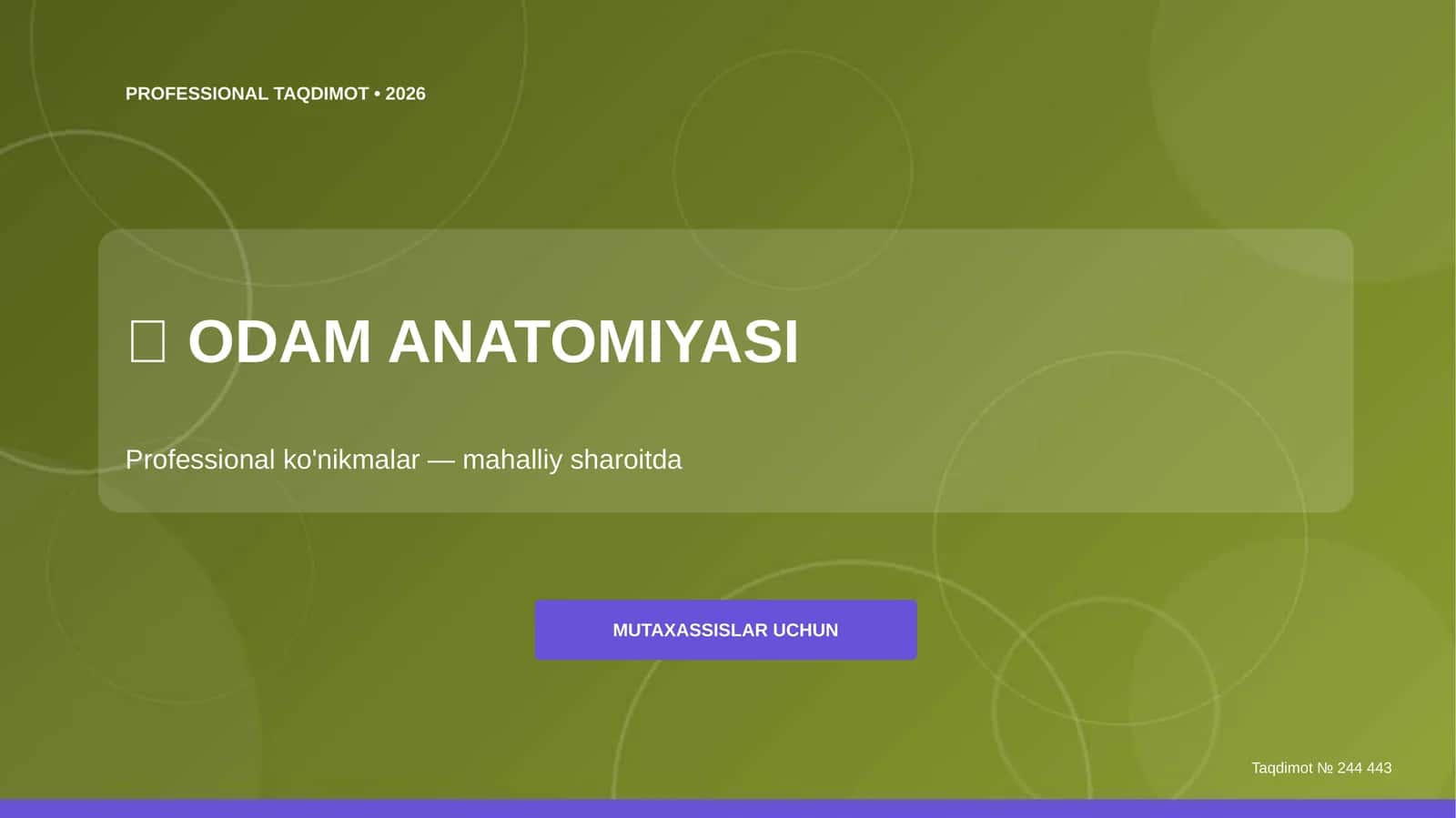 Odam Anatomiyasi 1