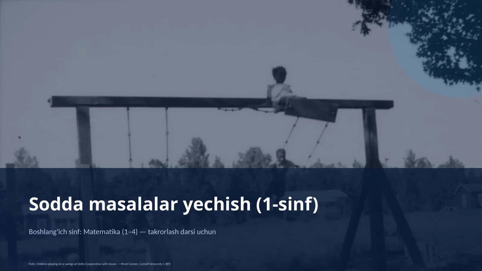 Sodda masalalar yechish (1-sinf) 1