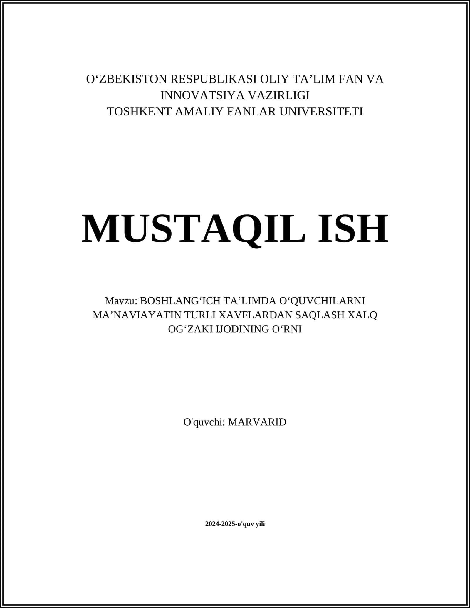 Xalq ogʻzaki ijodi 1