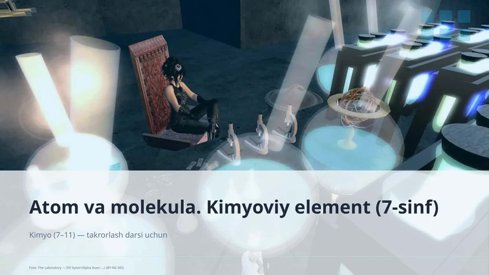 Atom va molekula. Kimyoviy element (7-sinf) 1