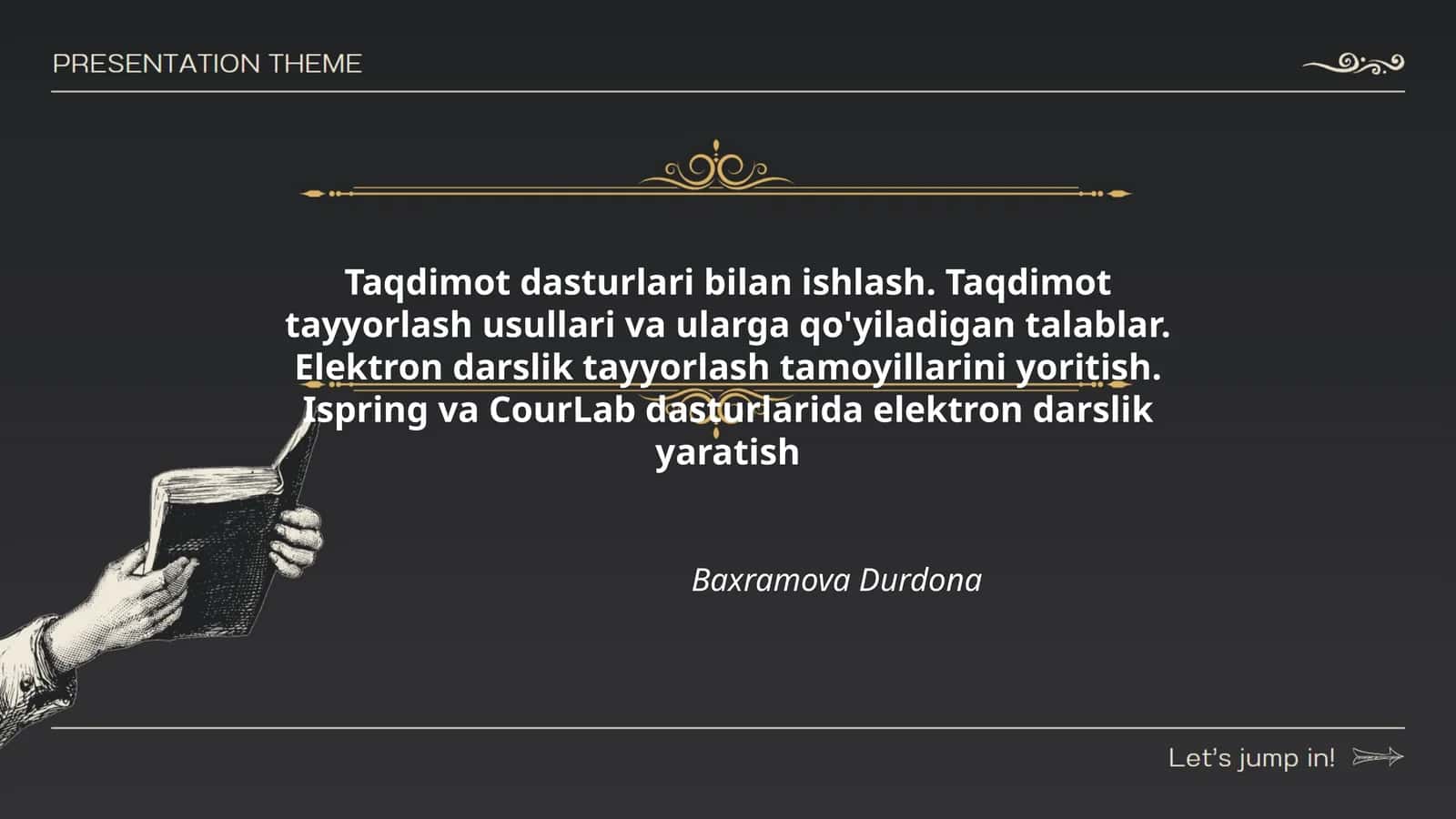 Taqdimot Dasturlari 1