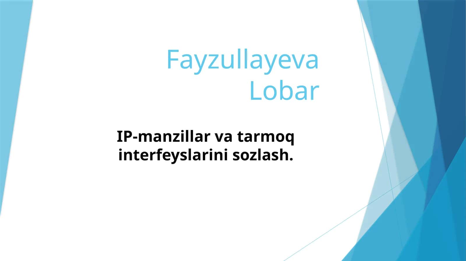 IP-manzil 1