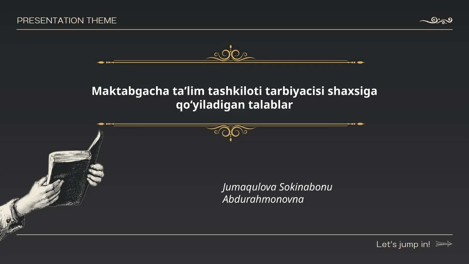 Pedagogik mahorat 1
