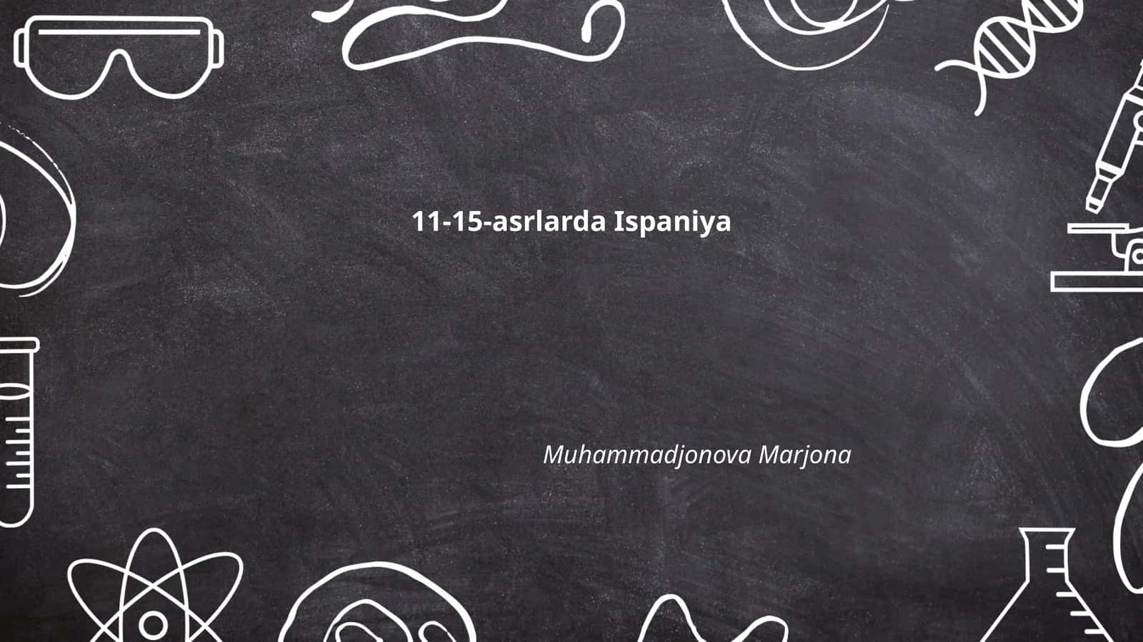 XI-XV asrlarda Ispaniya 1