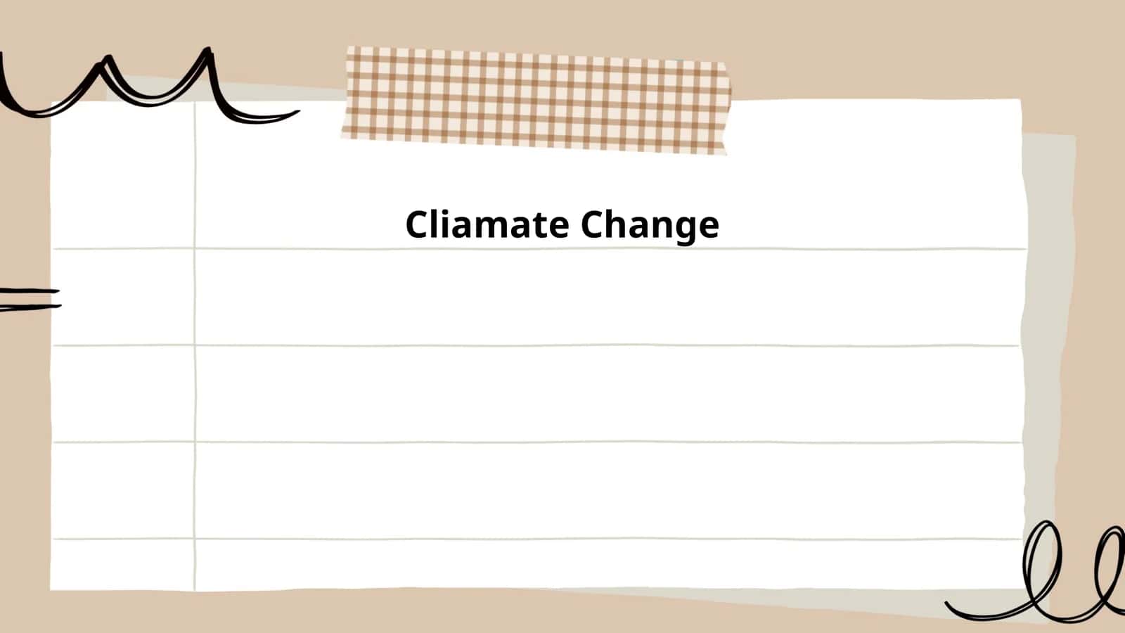 Cliamate Change 1