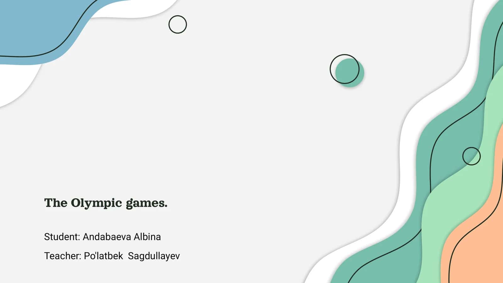 Olimpiya o'yinlari 1