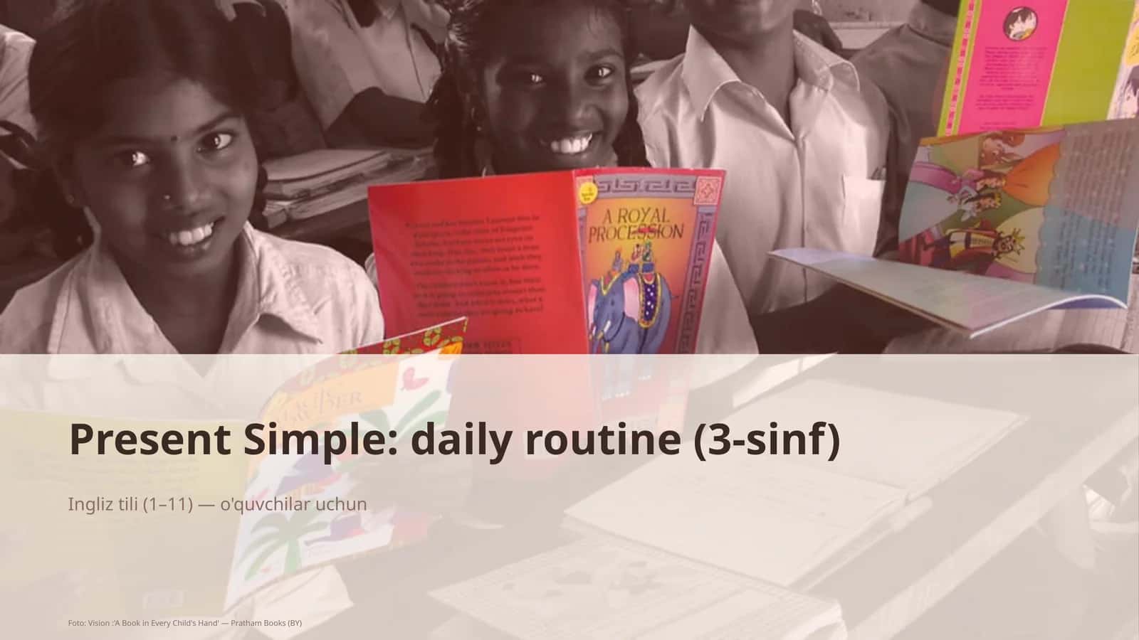 Present Simple: daily routine (3-sinf) 1