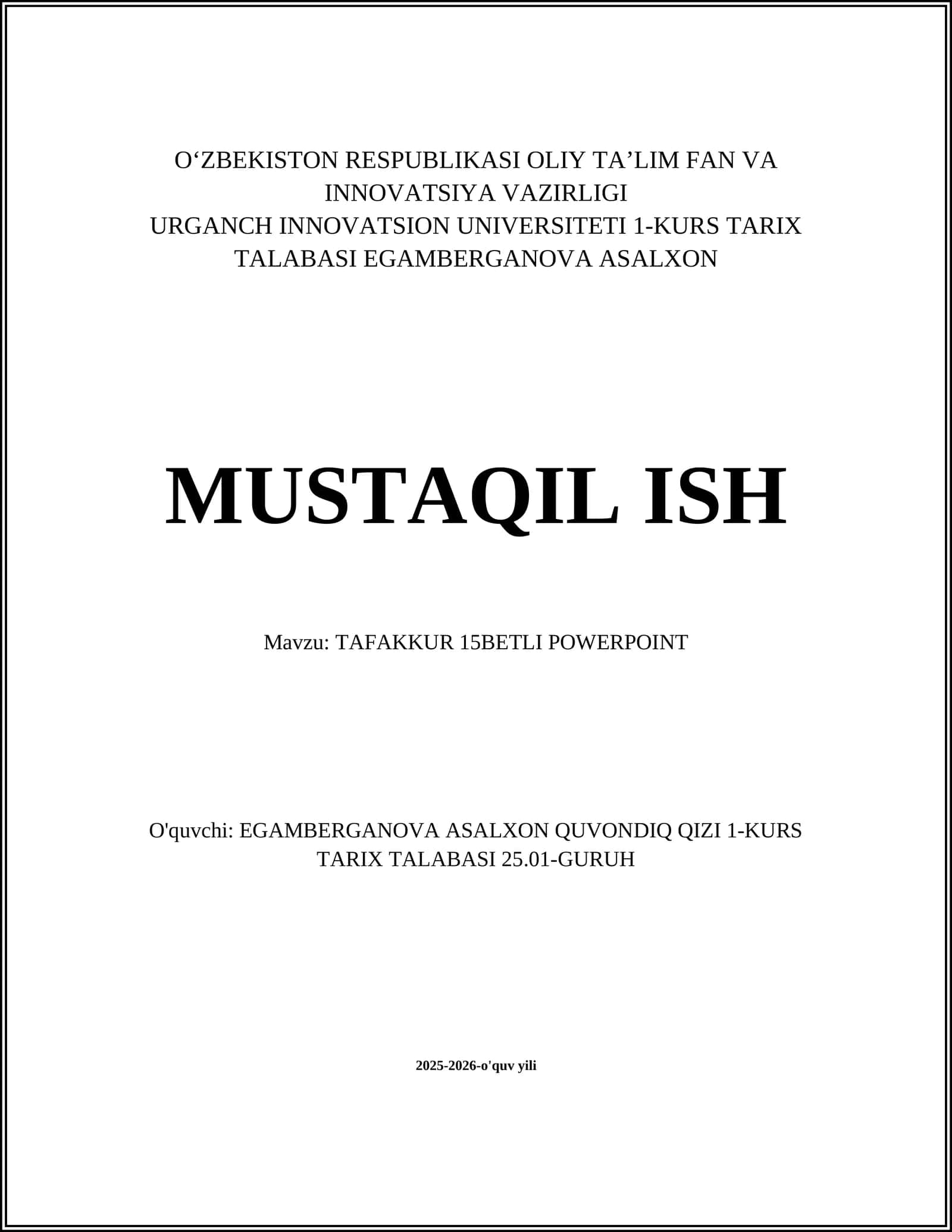 TAFAKKUR 15BETLI POWERPOINT 1