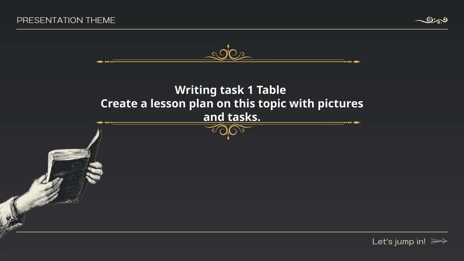 Introduction to Table Analysis 1