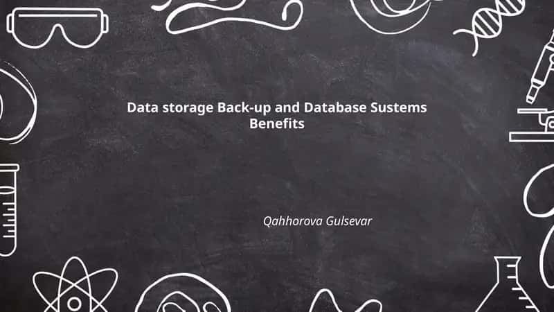 Data storage Back-up and Database Systems Benefits 1