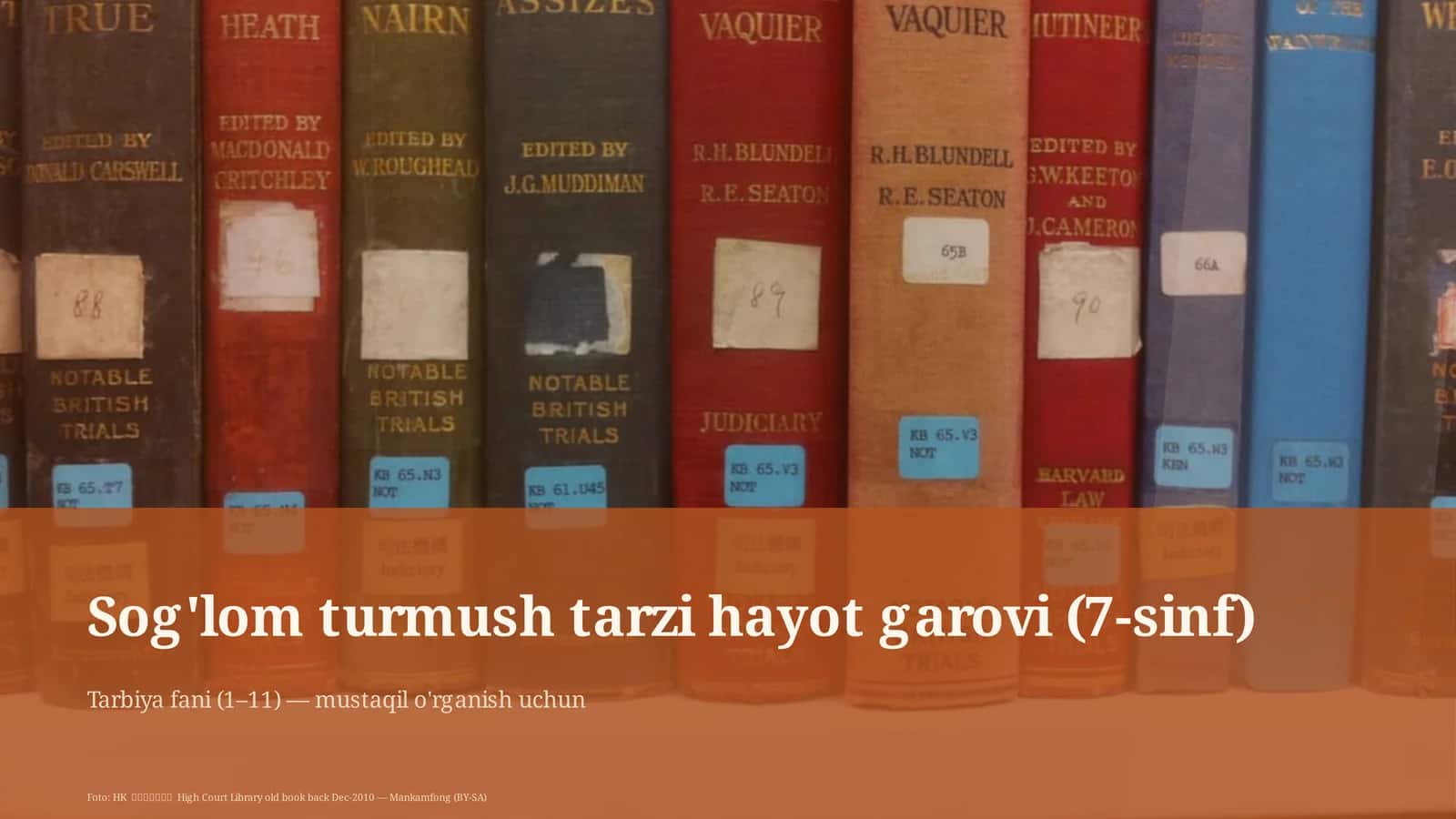 Sog'lom turmush tarzi hayot garovi (7-sinf) 1