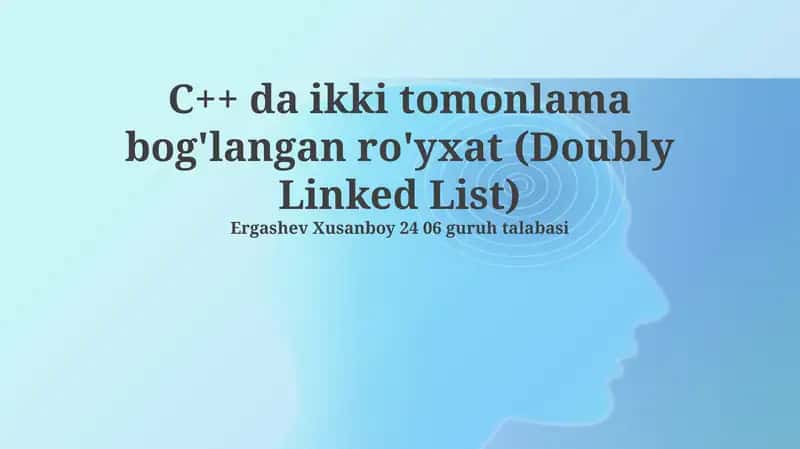 Doubly Linked List 1