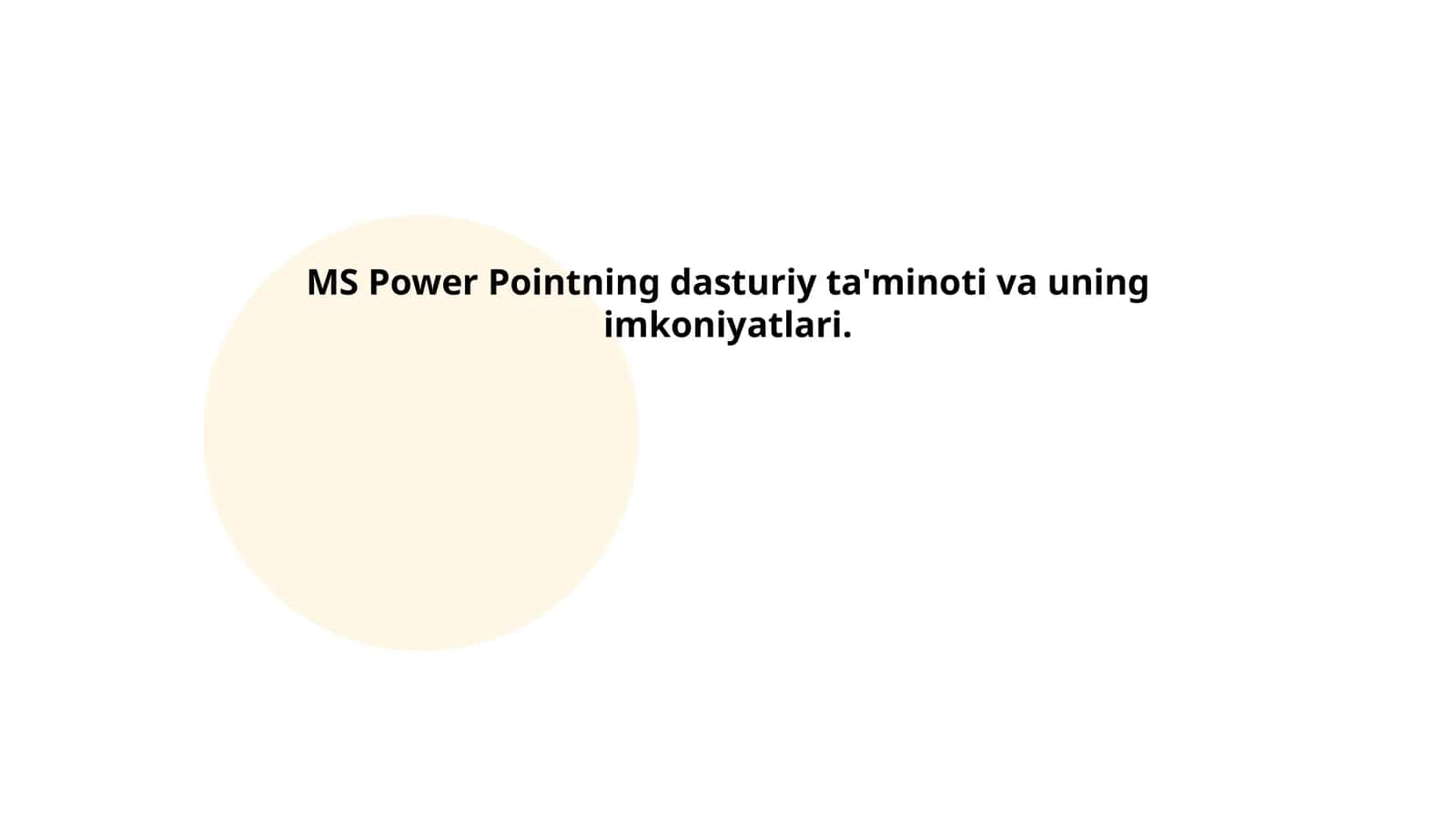 Microsoft PowerPoint 1