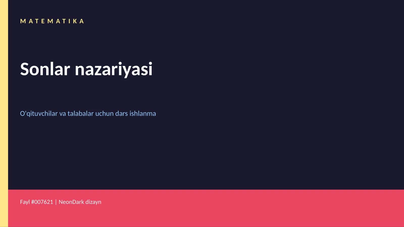 MATEMATIKA 1