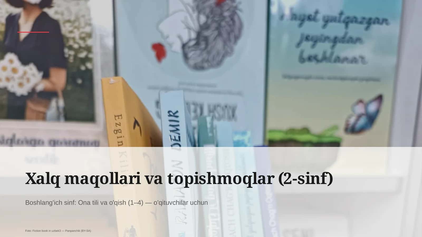 Xalq maqollari va topishmoqlar (2-sinf) 1