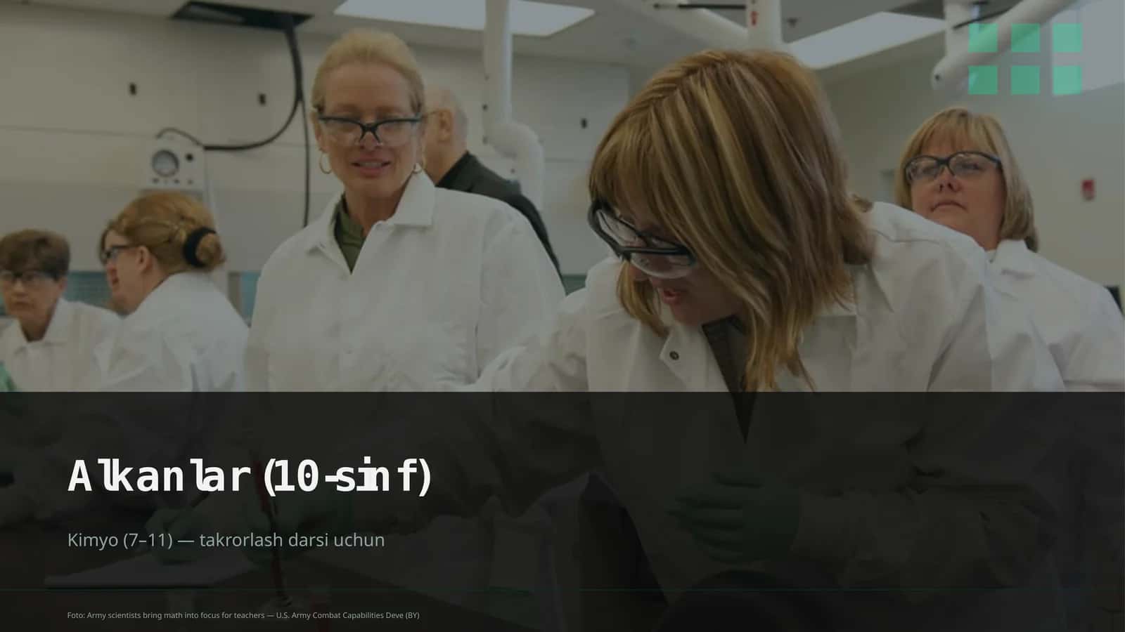 Alkanlar (10-sinf) 1