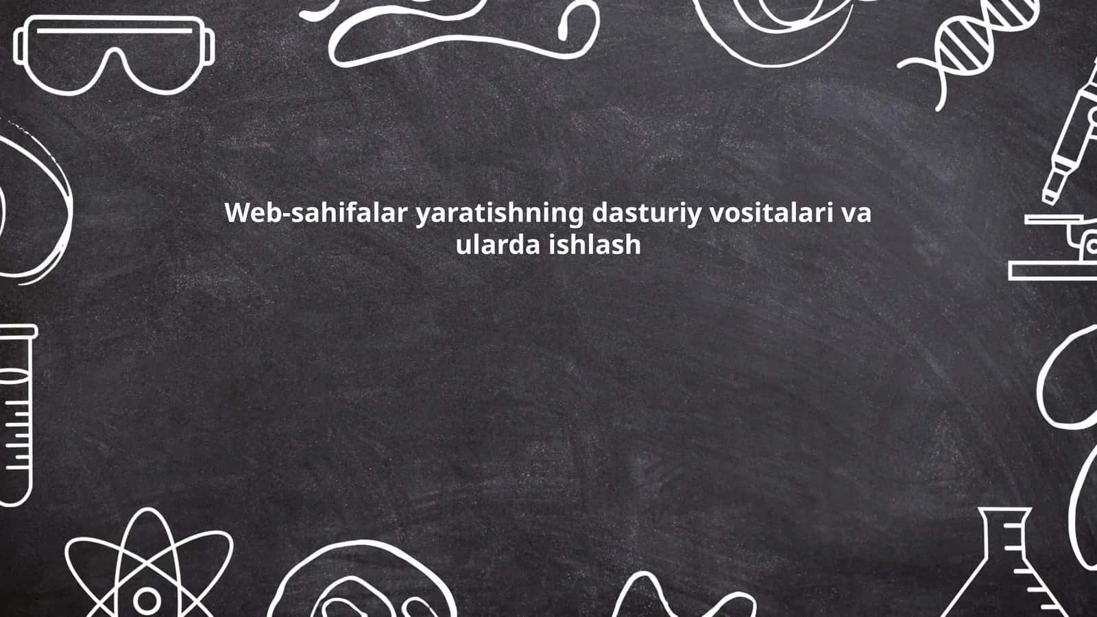 HTML asoslari 1