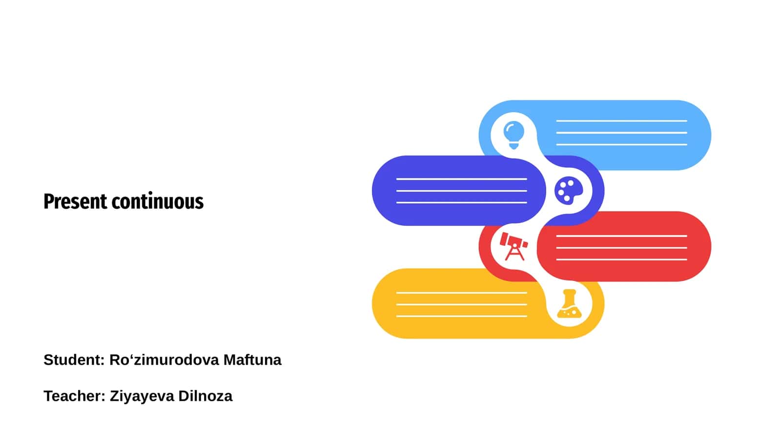 Present continuous 1