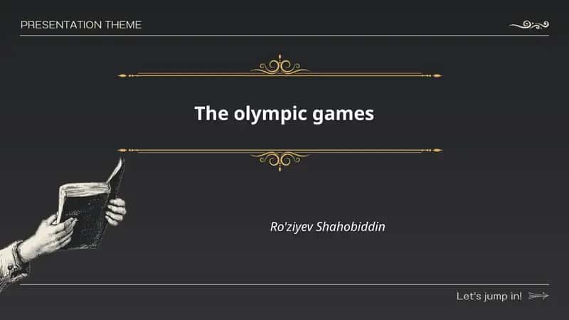 Ancient Olympic Games 1