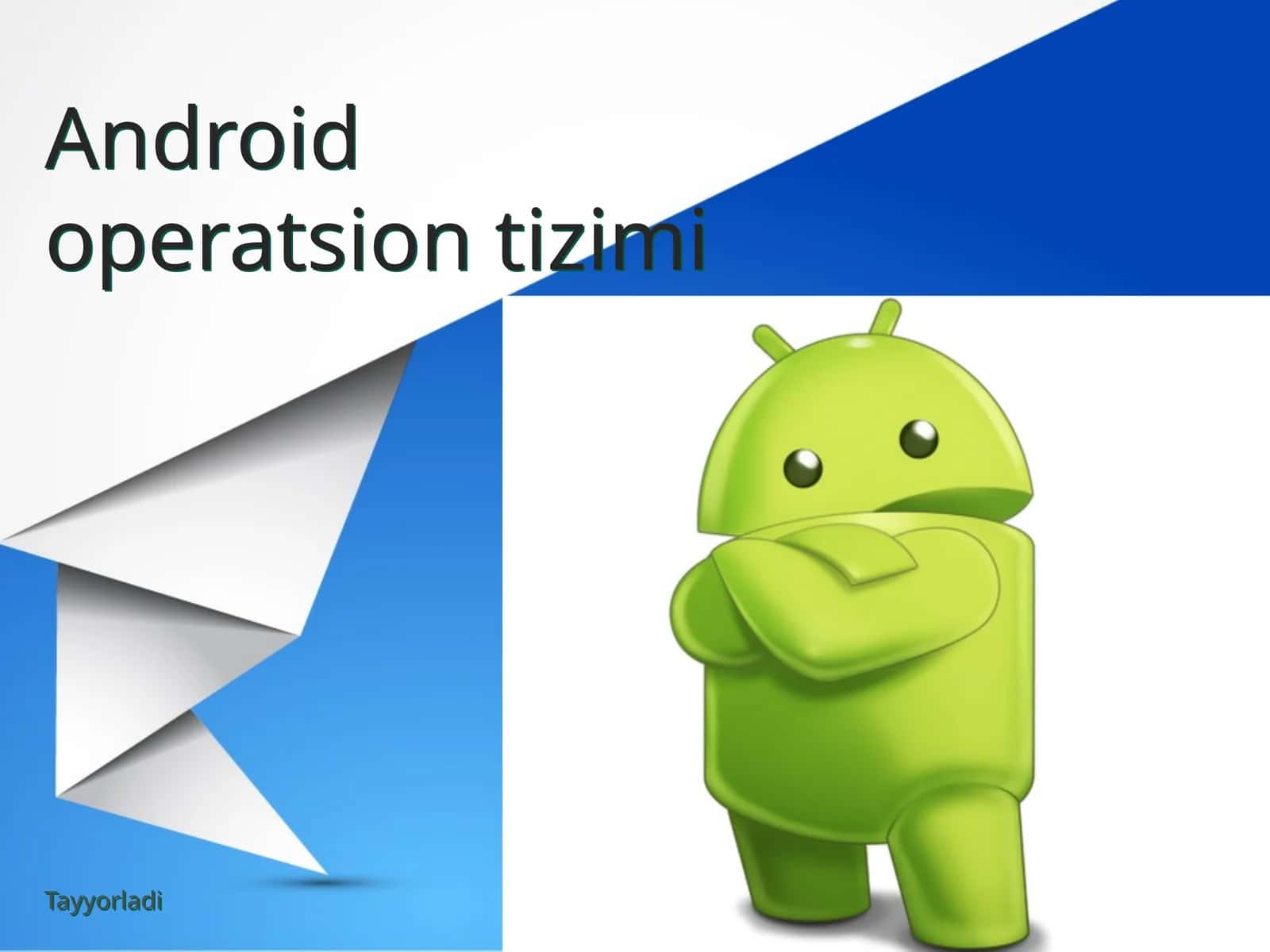Android operatsion tizimi 1