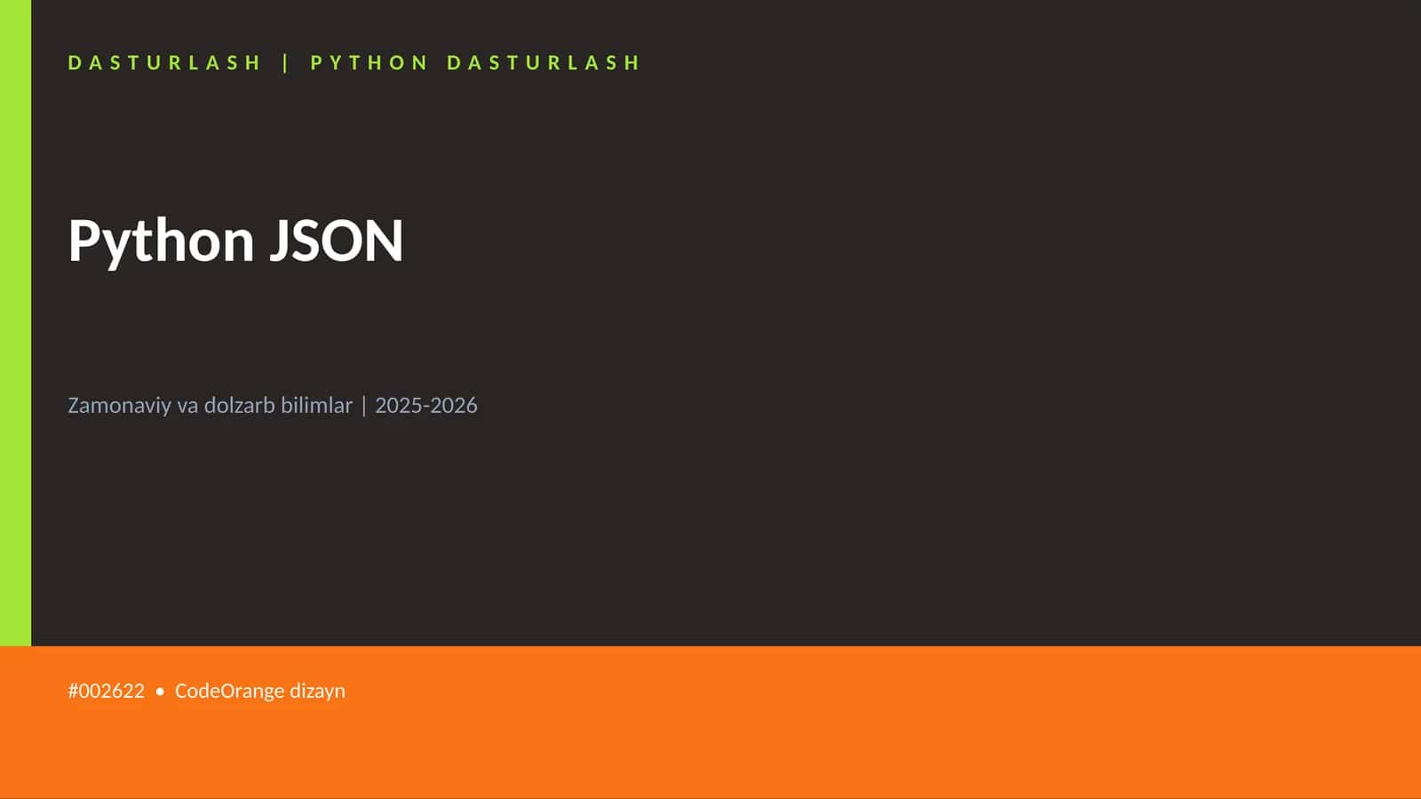 Python JSON 1