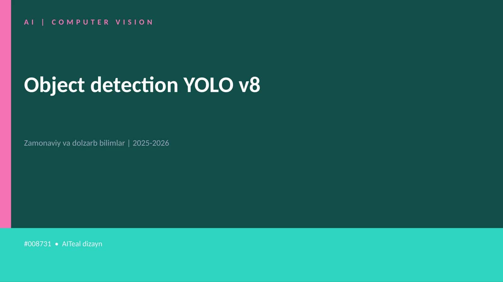 Object detection YOLO v8 1