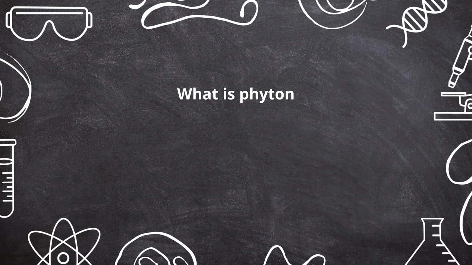 What is phyton 1