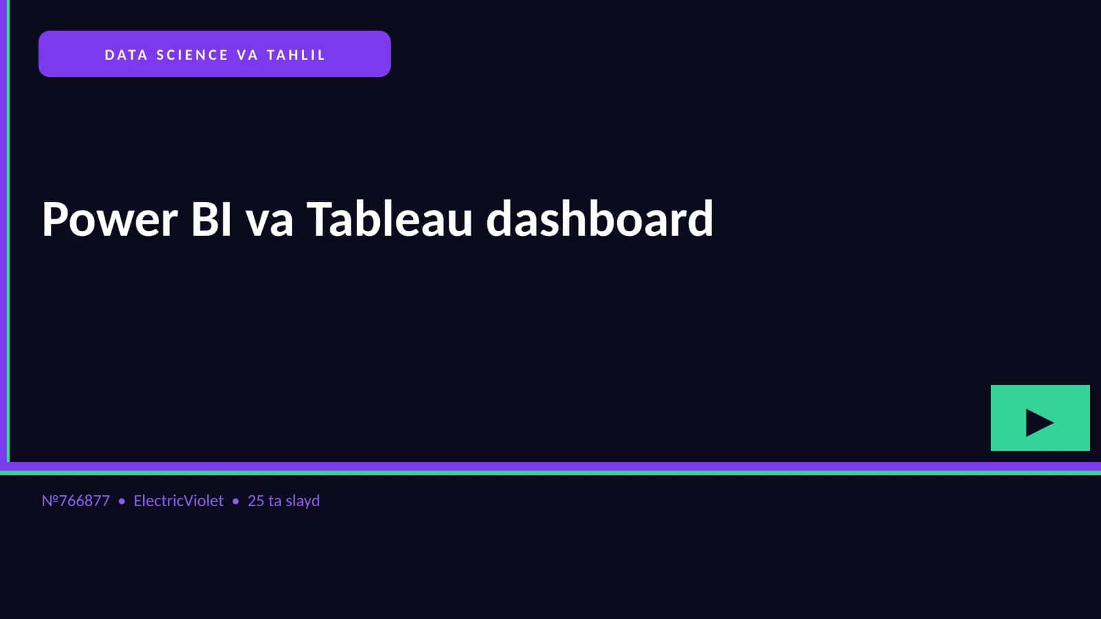 DATA SCIENCE VA TAHLIL 1