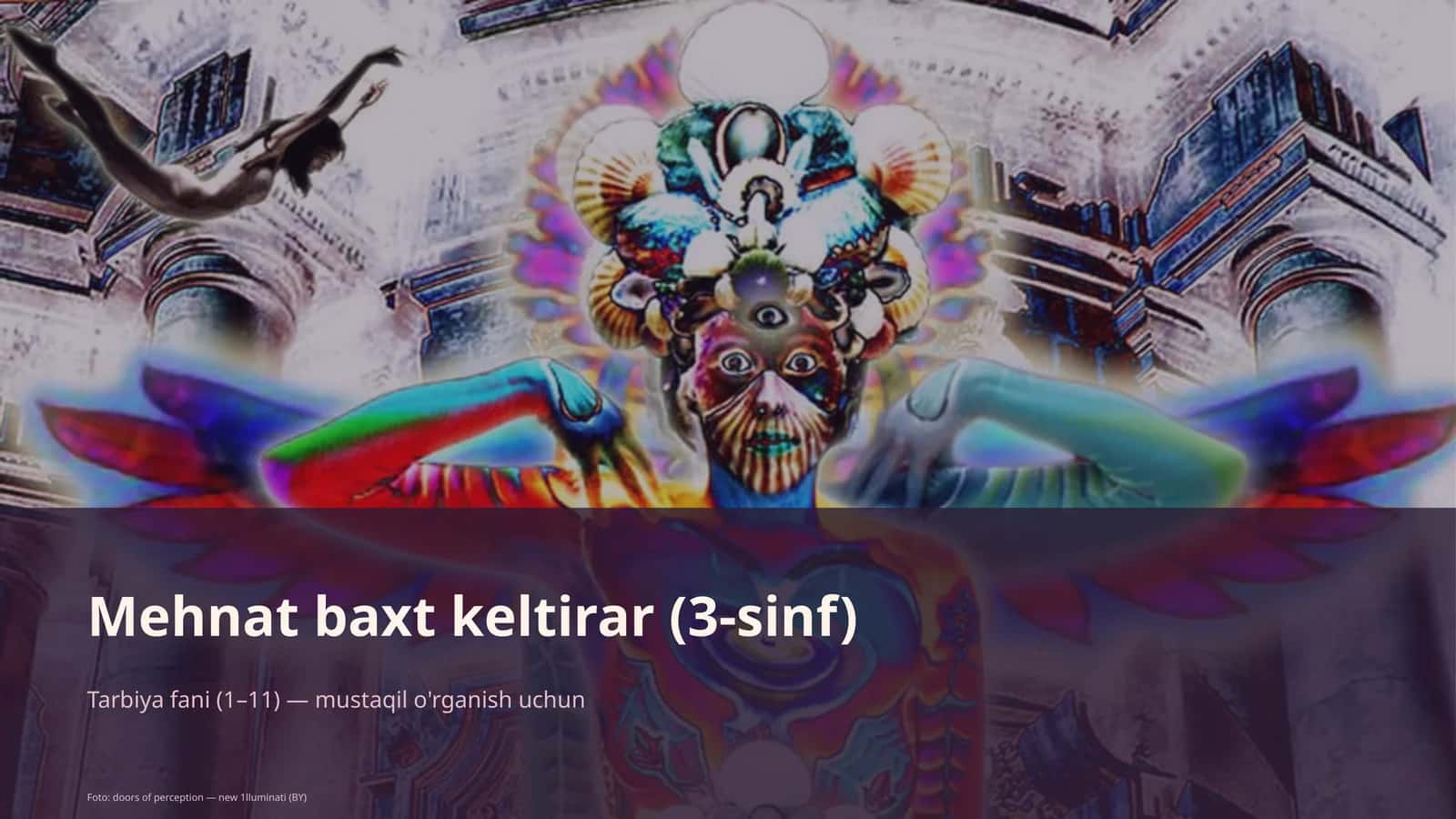 Mehnat baxt keltirar (3-sinf) 1
