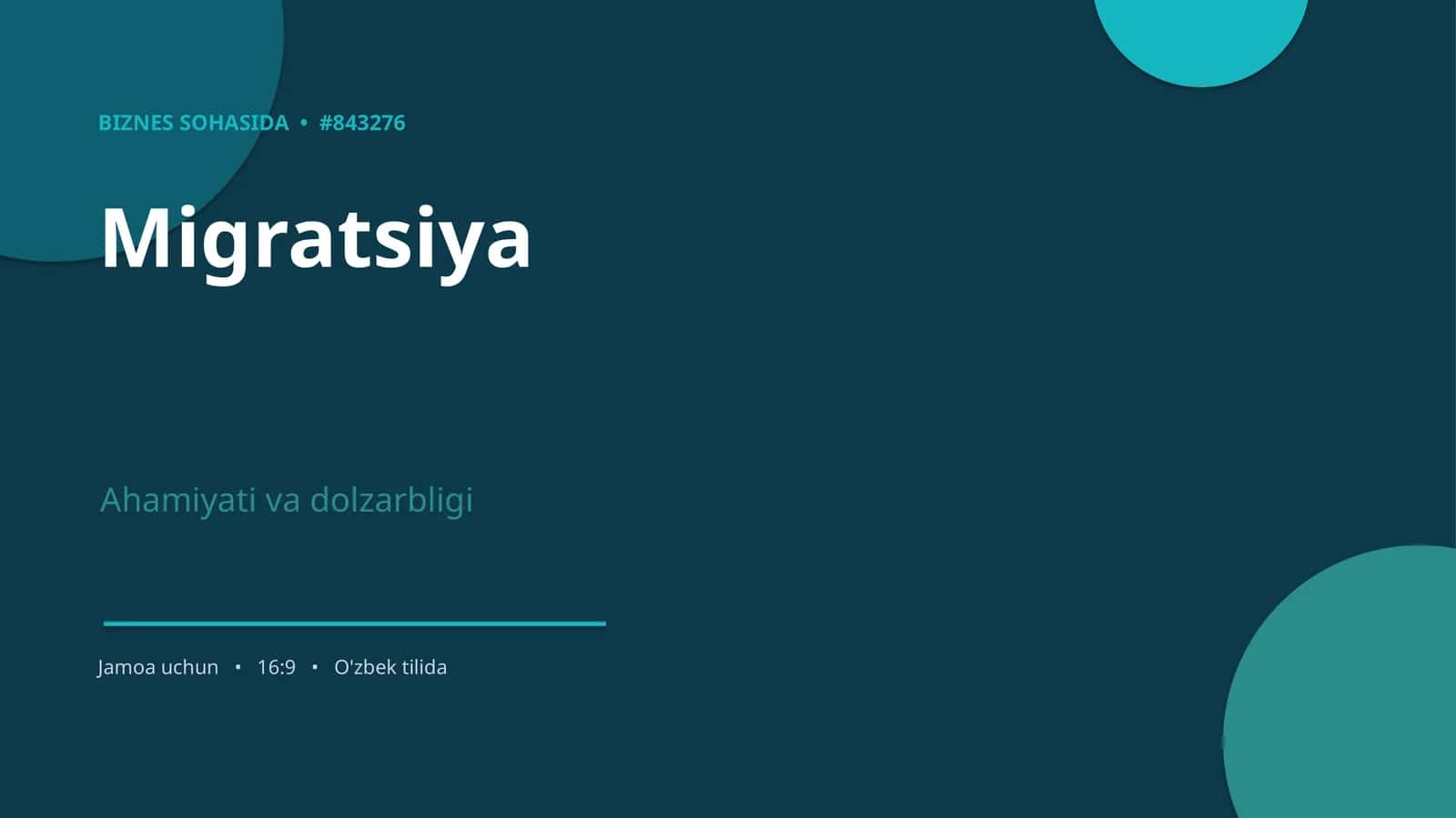 Migratsiya 1