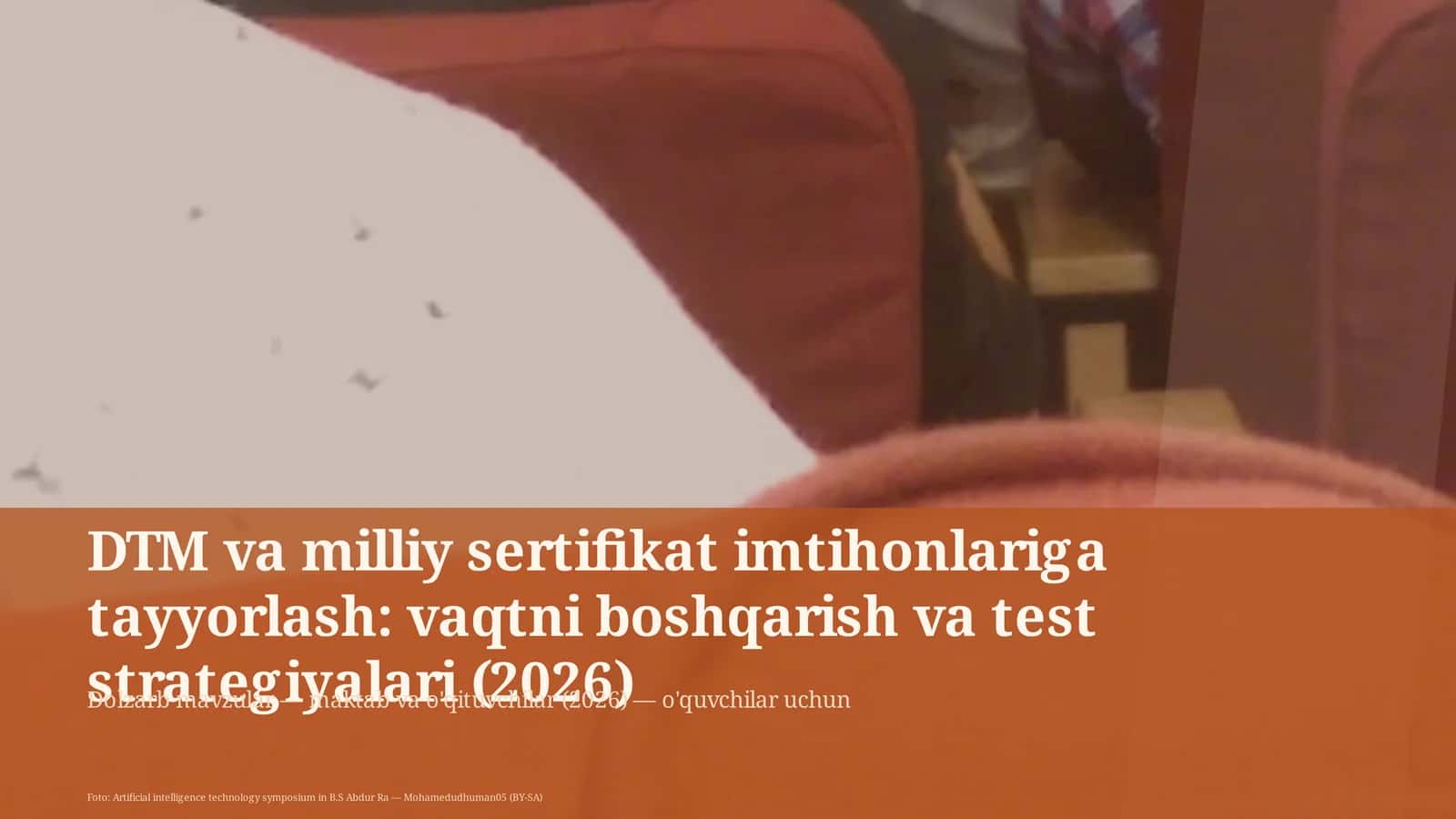 Dolzarb mavzular — maktab va o'qituvchilar (2026) — o'quvchilar uchun 1
