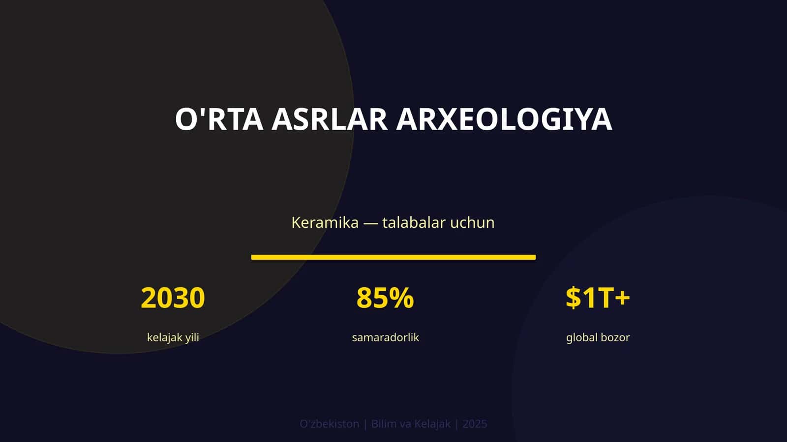 O'rta asrlar arxeologiya 1