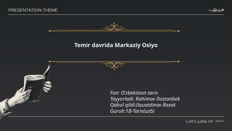 Temir davrida Markaziy Osiyo 1