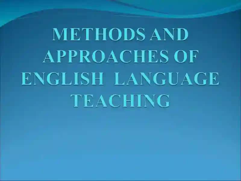 Teaching Methods in Language Education 1