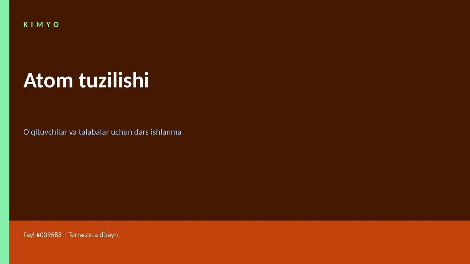 Atom tuzilishi 1