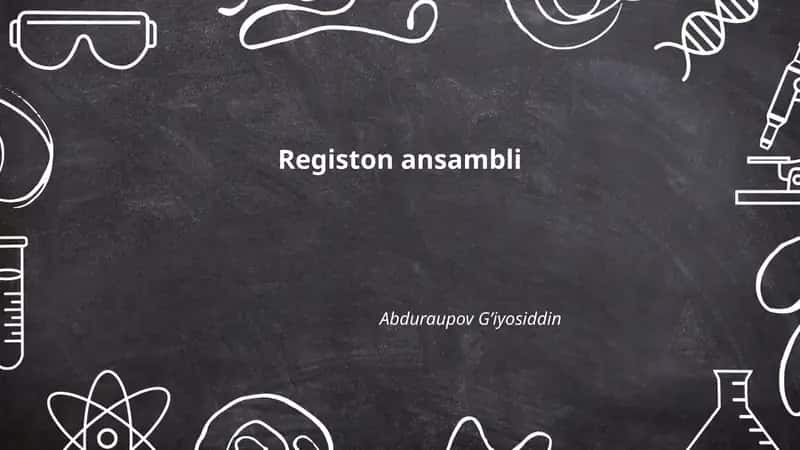Registon ansambli 1