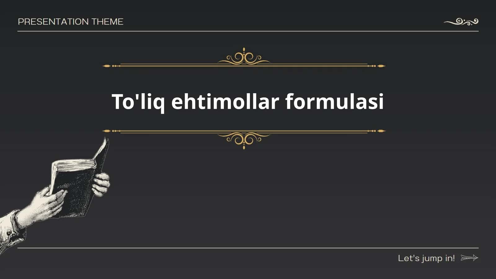 To'liq ehtimollar formulasi 1