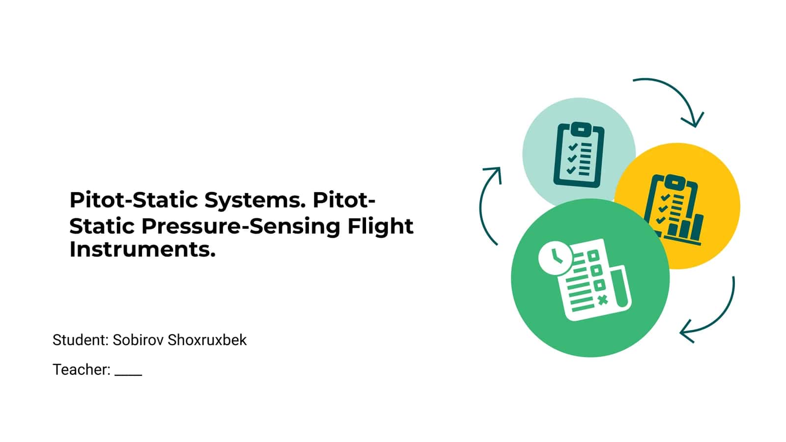 Pitot-Static Systems 1