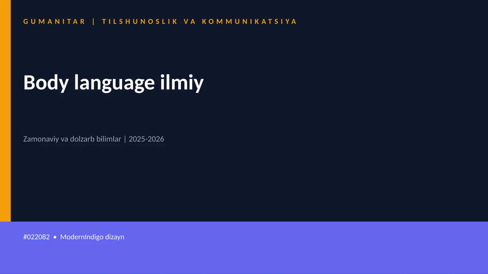 Body language ilmiy 1