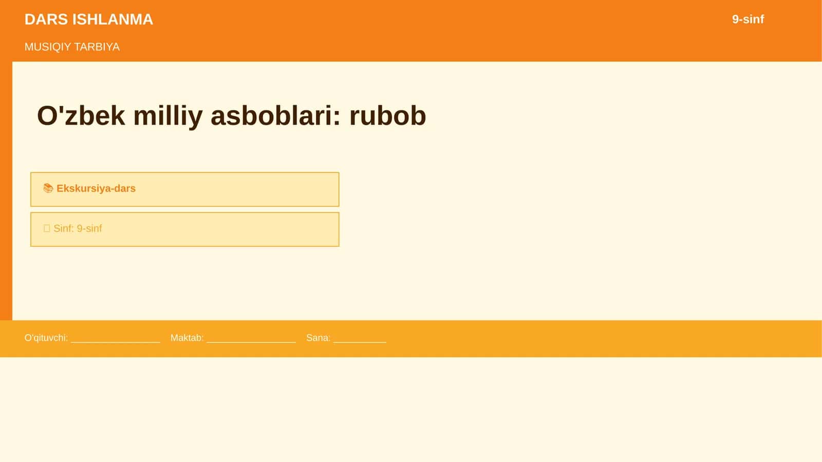 DARS ISHLANMA 1