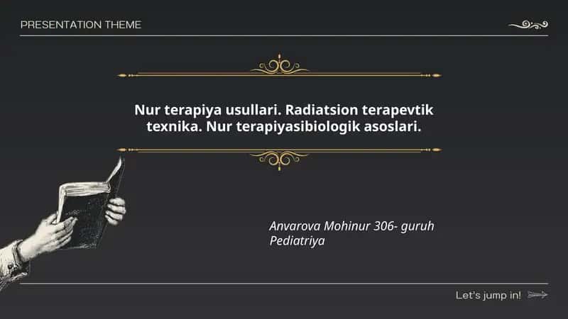 Nur terapiya usullari 1