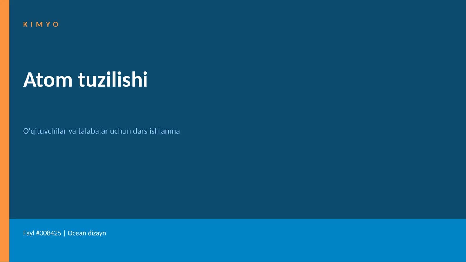 Atom tuzilishi 1