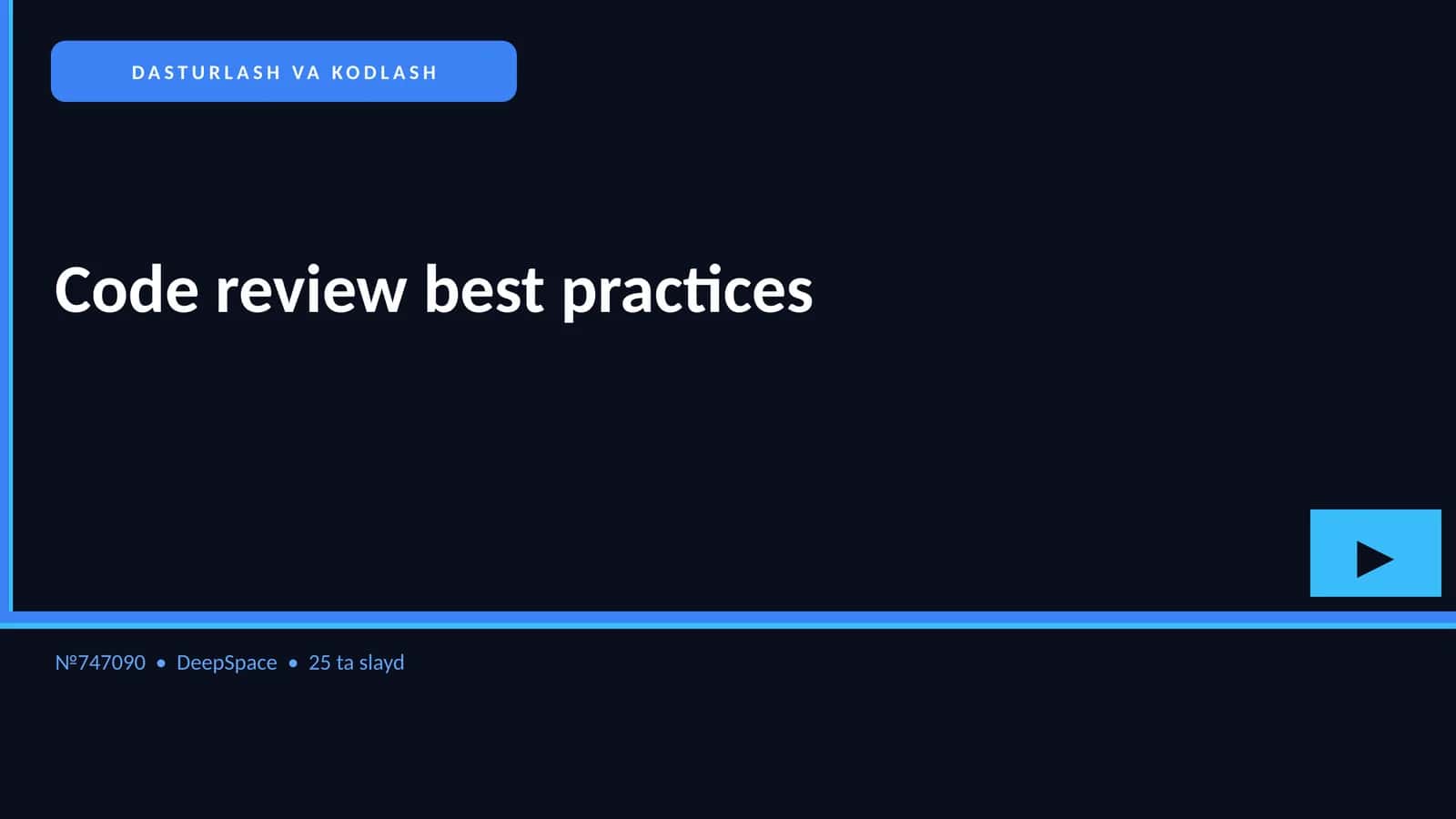Code review best practices 1