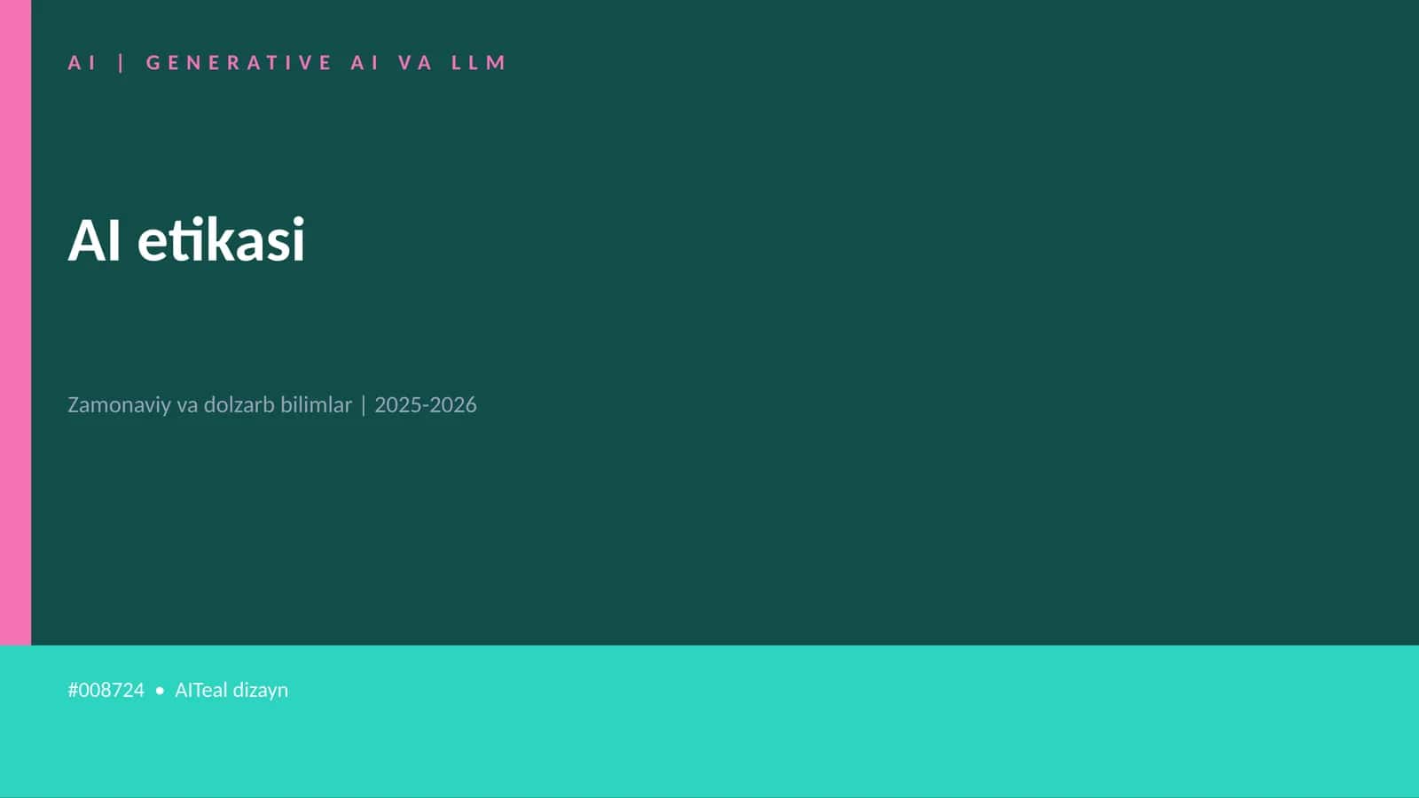 GENERATIVE AI VA LLM 1