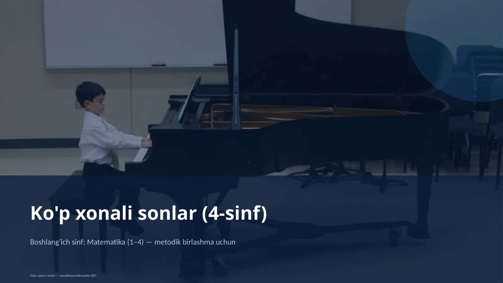 Ko'p xonali sonlar (4-sinf) 1