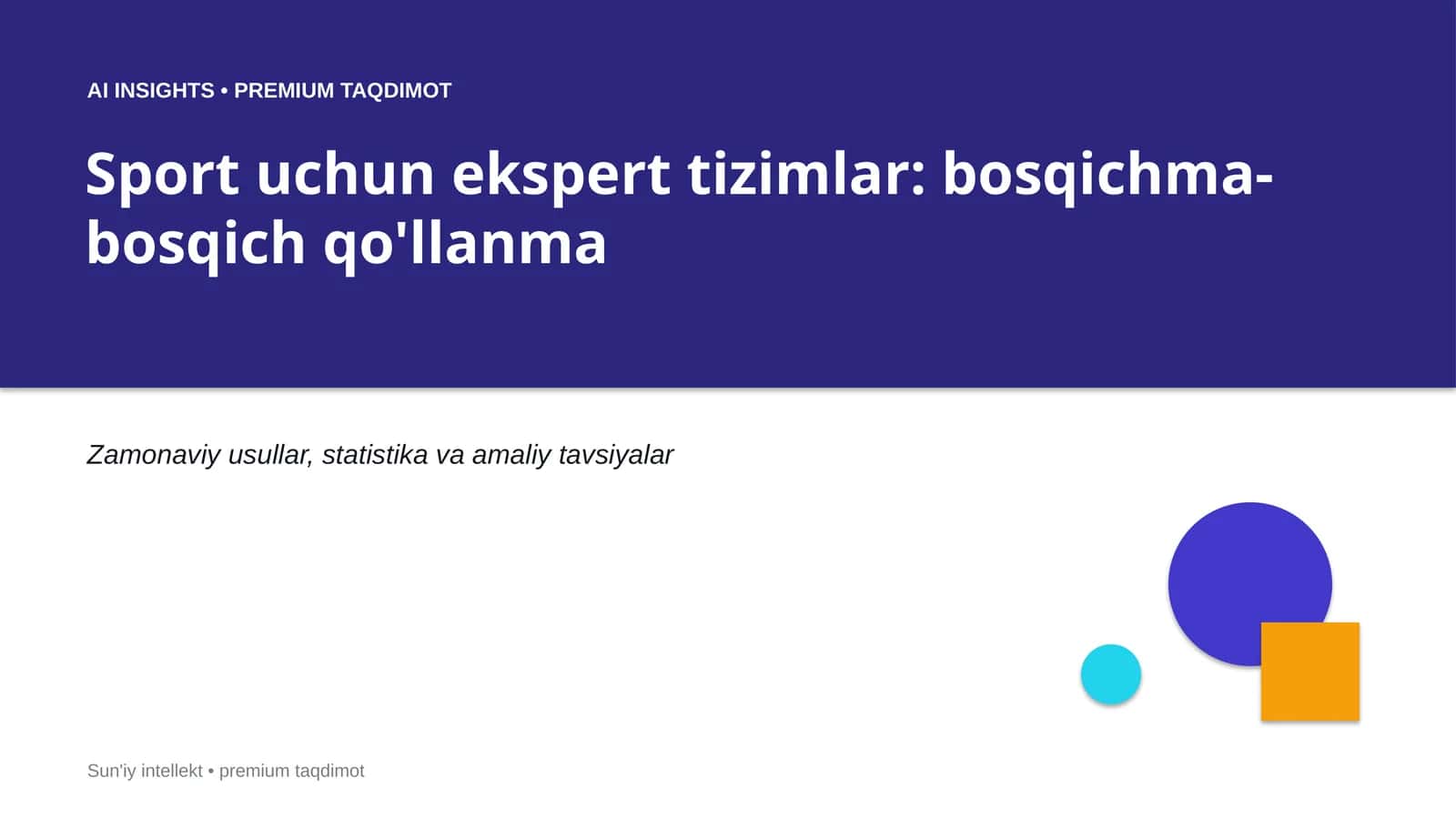 Premium Taqdimot 1