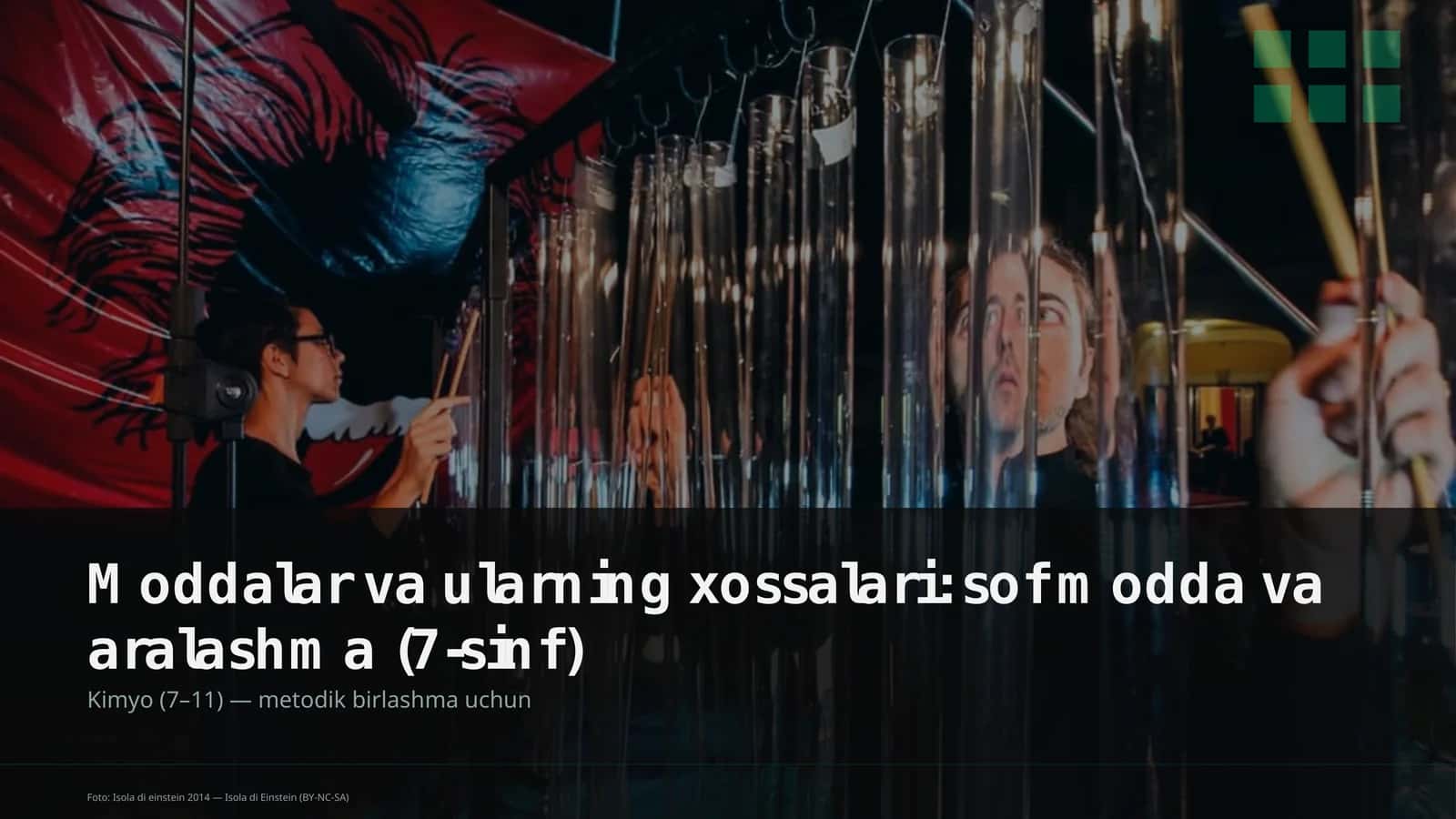 Moddalar va ularning xossalari: sof modda va aralashma (7-sinf) 1