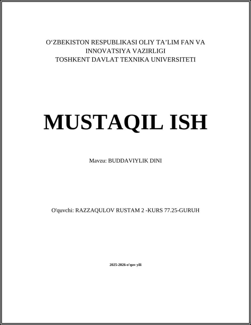 BUDDAVIYLIK DINI 1