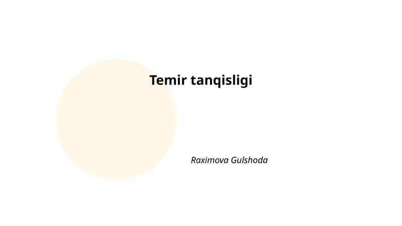 Temir tanqisligi 1