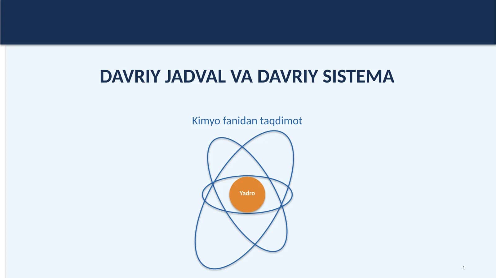 DAVRIY JADVAL VA DAVRIY SISTEMA 1